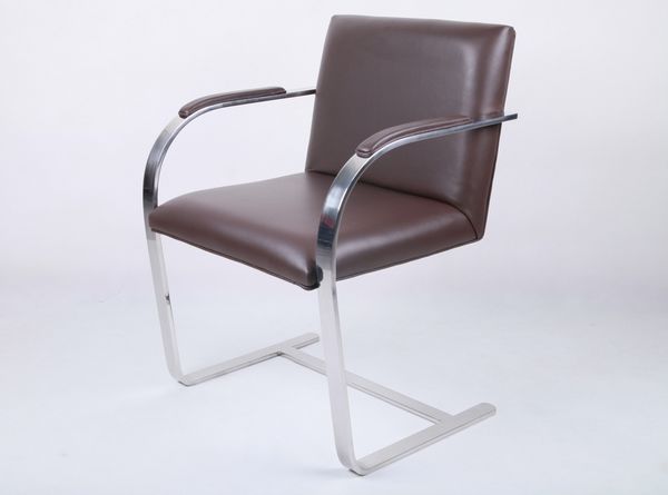 Brno Flat Chair with arms by Ludwig Mies van der Rohe[4] 