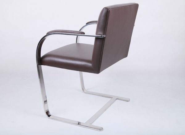 Brno Flat Chair with arms by Ludwig Mies van der Rohe[5] 