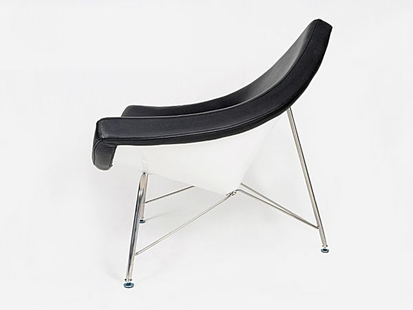 Coconut Chair in black top grain Italian leather [3] 